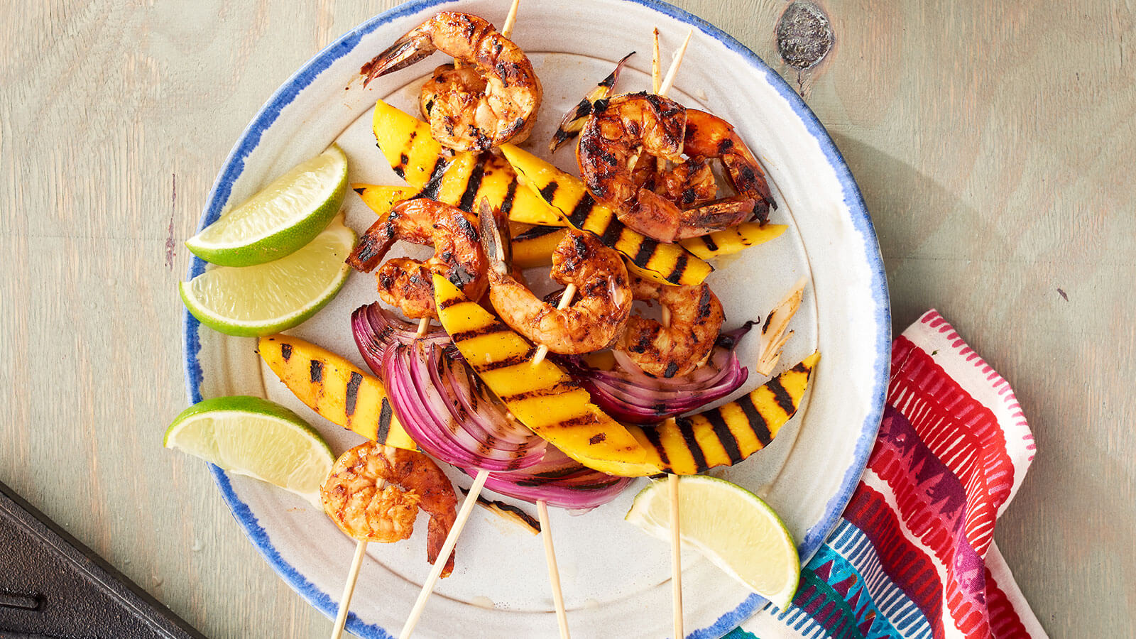 Shrimp and Mango Kabobs